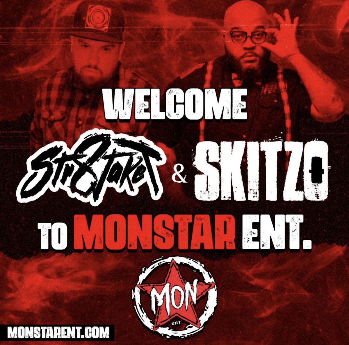 Lyte Resmi Menandatangani Str8jaket & Skitzo ke MonStar Entertainment