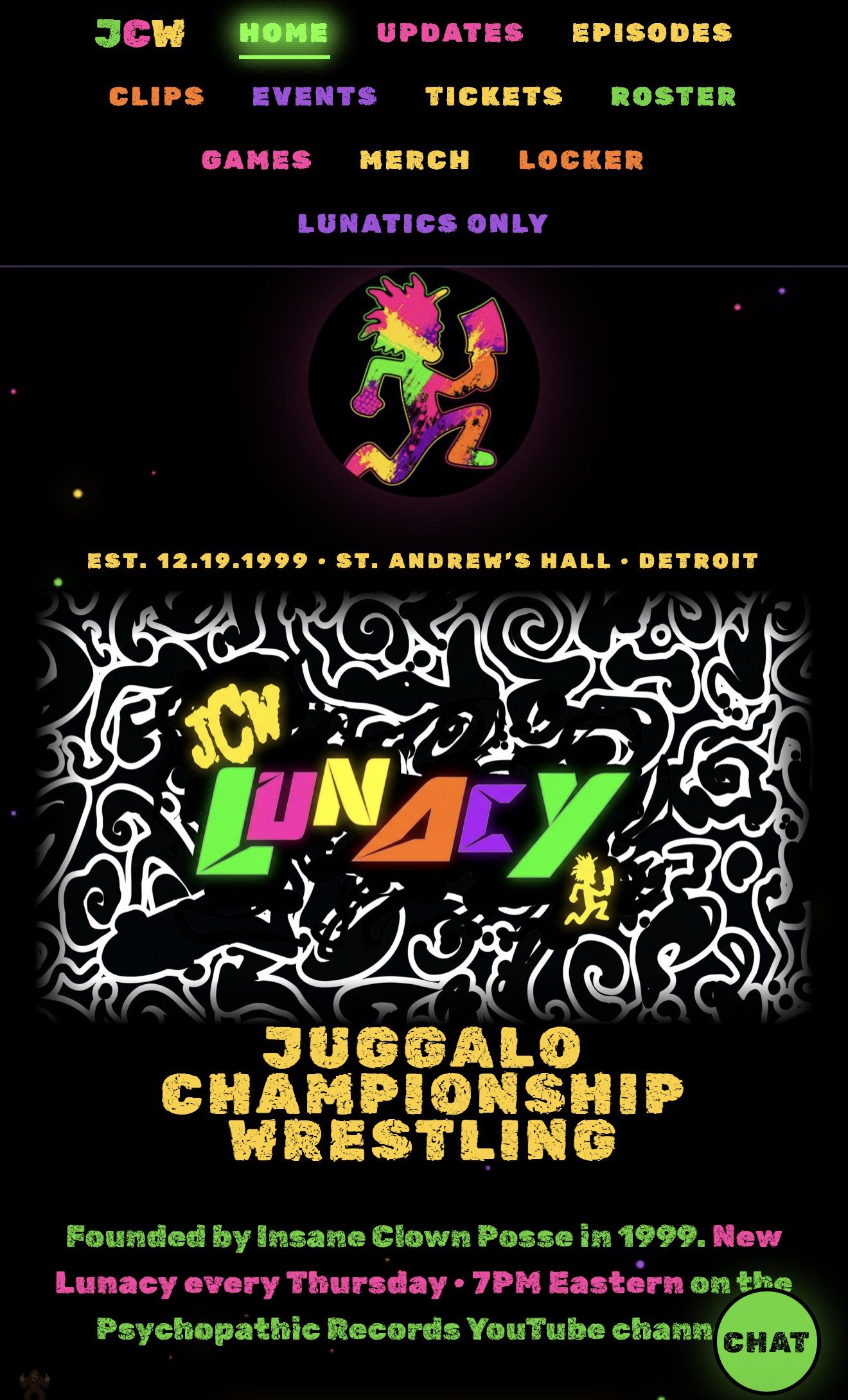 Psychopathic Records Launches a New Website for the Insane Clown Posse’s Independent Juggalo Championship Wrestling (JCW) Promotion Psychopathic Records Launches a New Website for the Insane Clown Posse’s Independent Juggalo Championship Wrestling (JCW) Promotion